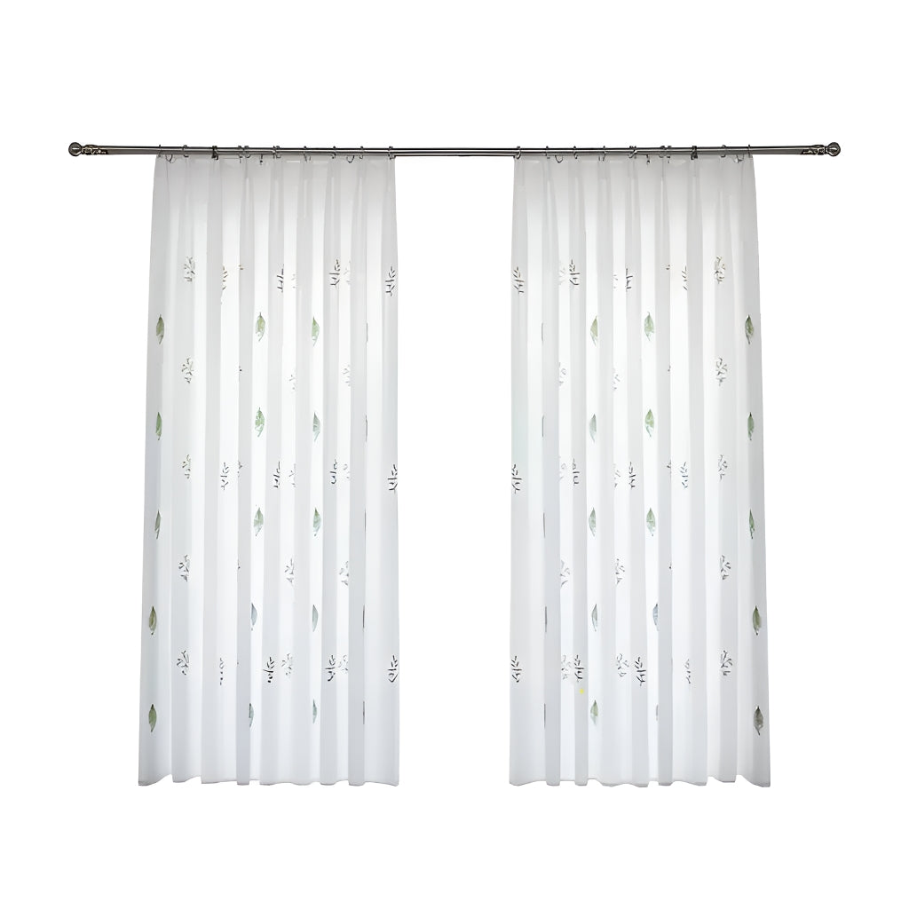 Thick, opaque lace curtains with heat insulation, sun protection, and day and night privacy protection 790257306629