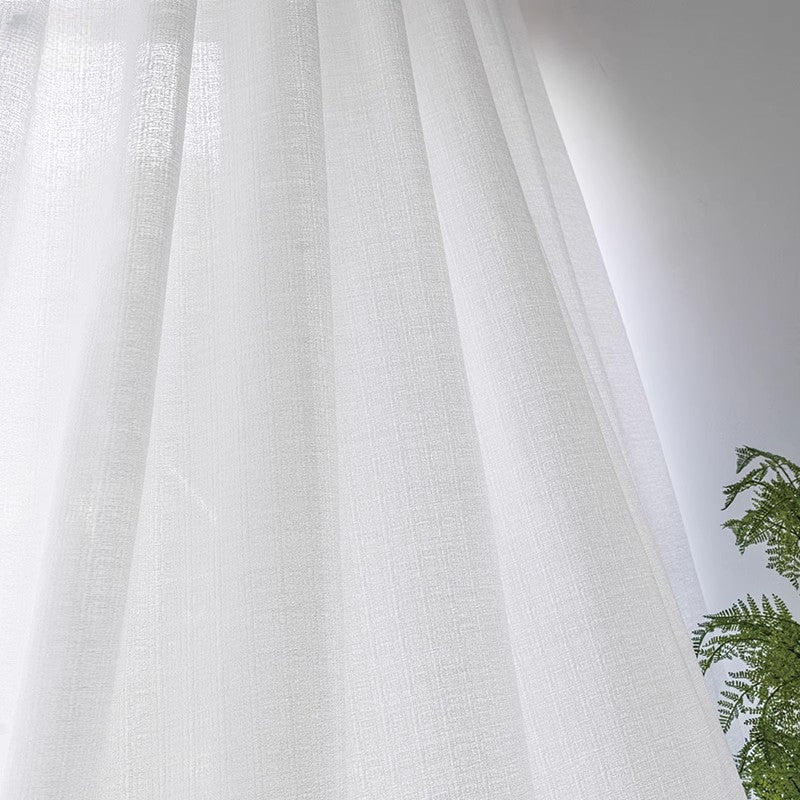 DL9530 is a flame-retardant, privacy-blocking, UV-cut, mirror lace curtain with a soft texture.