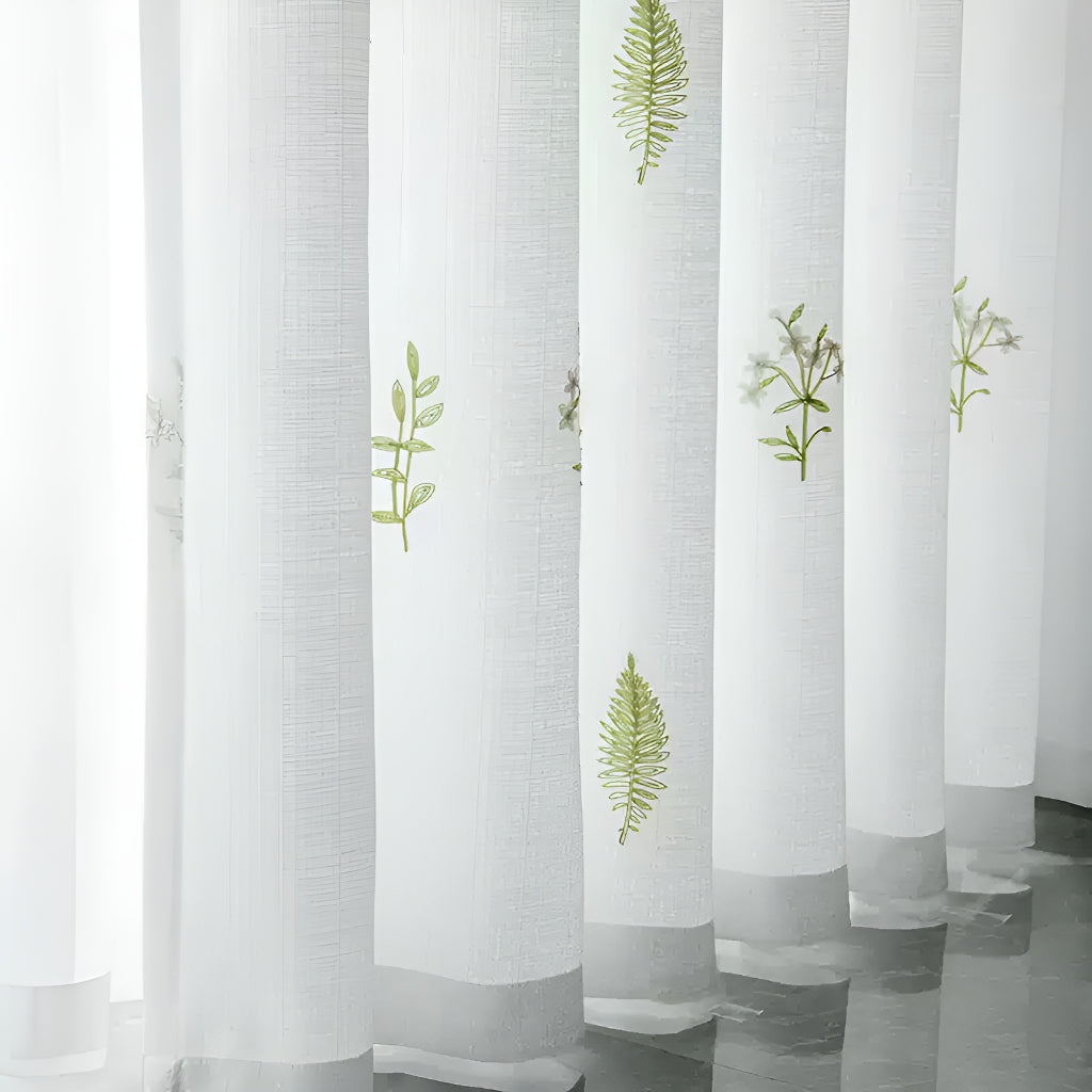 Thick, opaque lace curtains with heat insulation, sun protection, and day and night privacy protection 790257306629