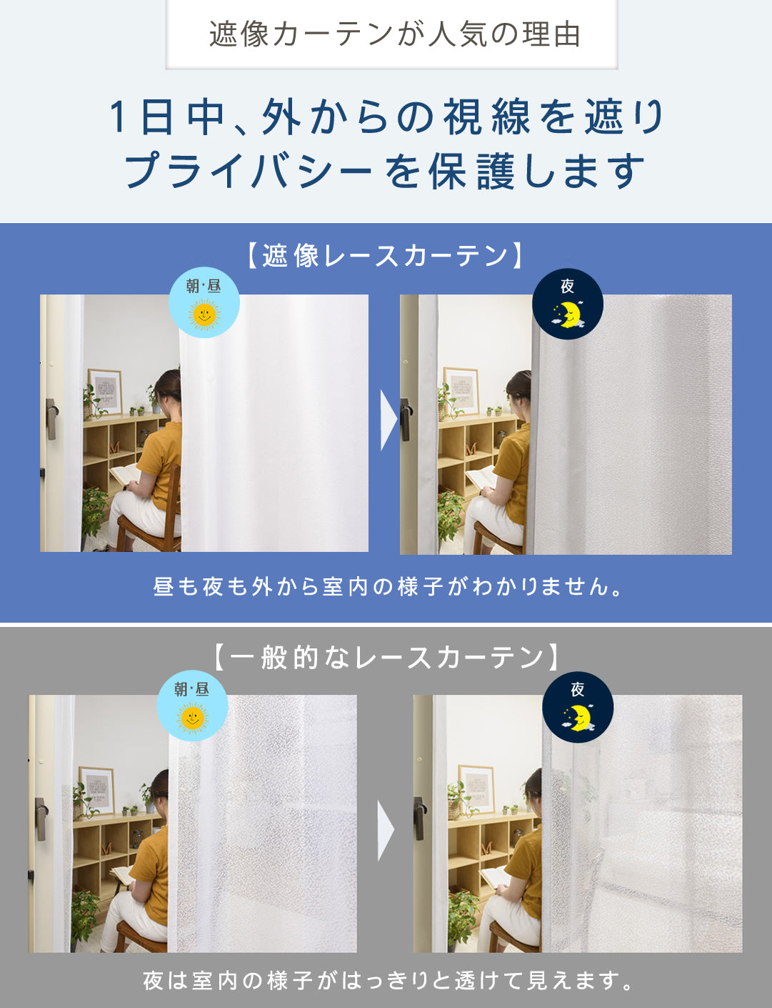 柔らかい質感が魅力の防炎・遮像・UVカット・ミラーレースカーテン DL9530