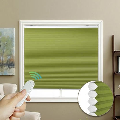 Grade 1 blackout electric honeycomb screen, custom-made roller screen, privacy protection with 11 colors, heat shielding, UV cut, and thermal insulation screen.