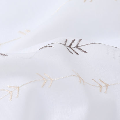 刺繍レースカーテン 品番33-78GY