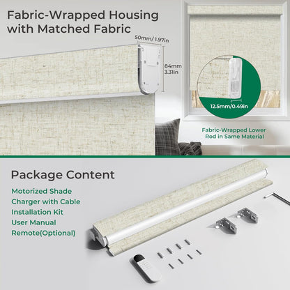 ECO CURTAIN 電動ブラインド（リモコン付属）、穴あけ不要・工具不要の100％遮光スマートブラインド。 各種窓に対応し、自動昇降が可能で、サイズオーダーにも対応しております。 ゲートウェイを追加することで、スマホ操作・タイマー設定・遠隔操作・音声操作にも対応可能です。 カラー：遮光リネン色